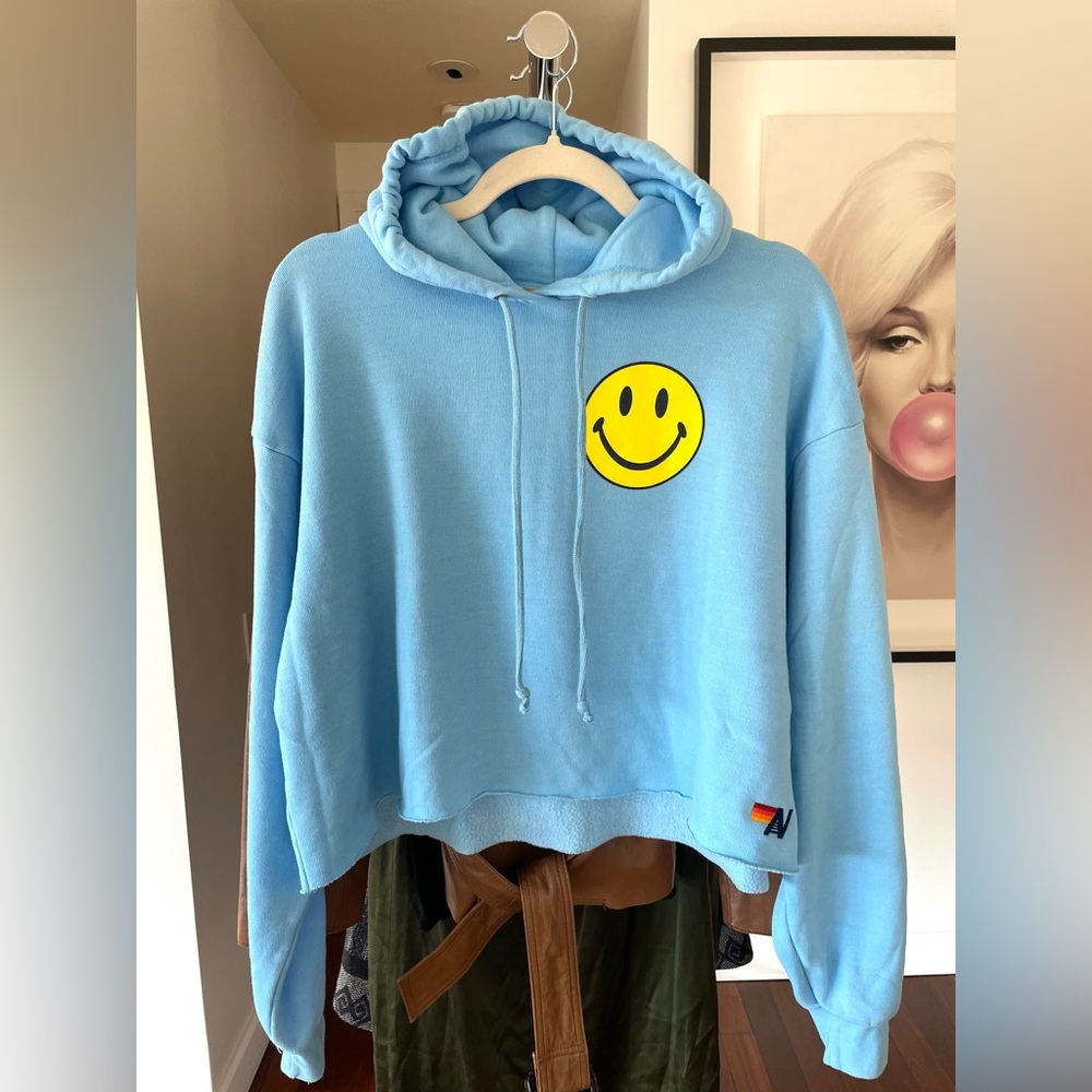 Aviator Nation Cropped Hoodie